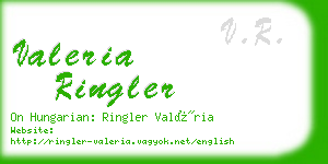 valeria ringler business card